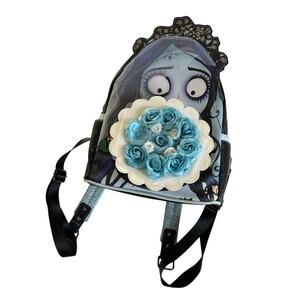 Loungefly Corpse Bride Emily with Bouquet Figural Mini Backpack